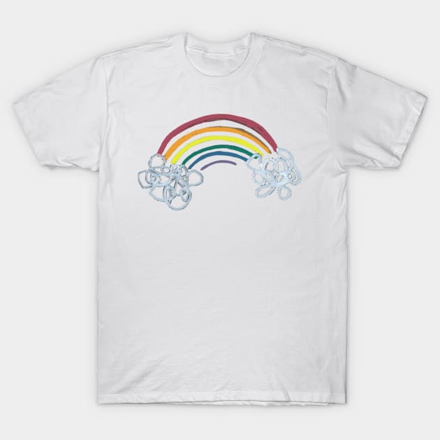 Rainbow Scribble T-Shirt by nloooo